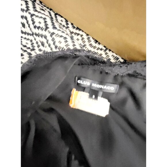 Club Monaco black lace sleeveless midi dress. Size 8 - Picture 5 of 7